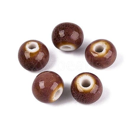 Vintage Handmade Porcelain Beads PORC-Q006-13A-16-1