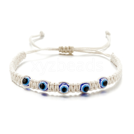 Evil Eye Beads Bracelets PW-WGF9804-03-1