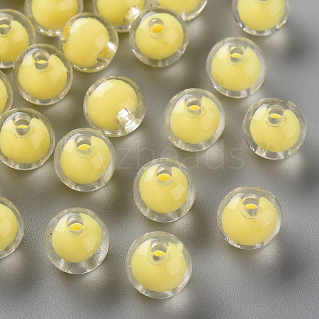 Transparent Acrylic Beads TACR-S152-15A-SS2105-1