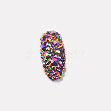 Glass Rhinestone Flat Back Cabochons RGLA-S002-06SS-40-1