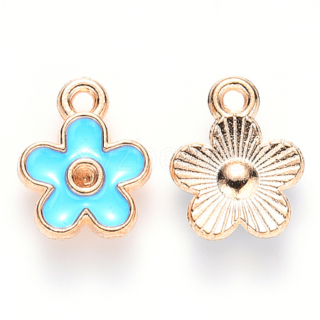 Alloy Pendant Rhinestone Settings LS-ENAM-S121-098-1
