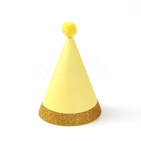 Paper Pompon Party Hats AJEW-WH0223-06C-1