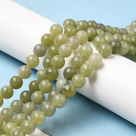 Natural Green Jade Beads Strands G-K340-A02-01-1