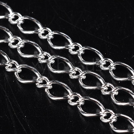 Iron Handmade Chains Figaro Chains Mother-Son Chains CHSM003Y-S-1
