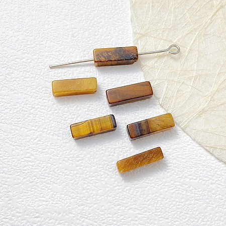 Natural Tiger Eye Beads G-G137-01L-1