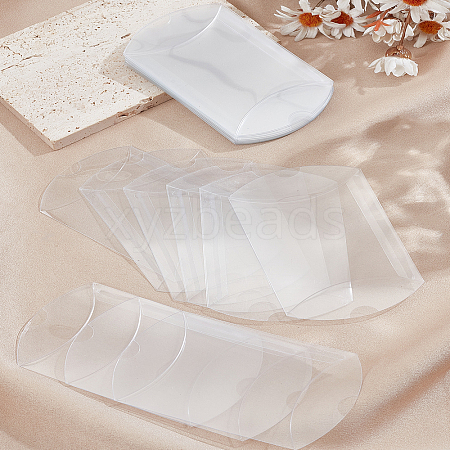 20Pcs PVC Plastic Frosted Pillow Boxes CON-LP0001-05-1