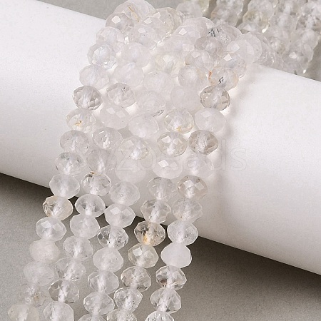 Natural Quartz Crystal Beads Strands G-D347-B02-1