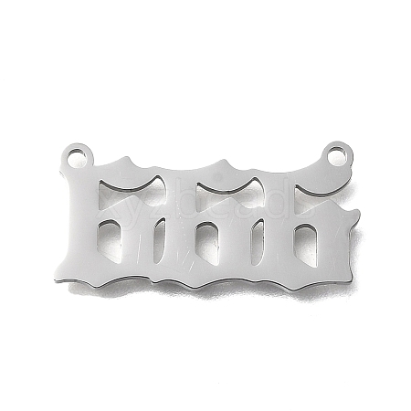 304 Stainless Steel Pendants STAS-D382-04F-P-1