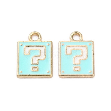 Alloy Enamel Charms ENAM-Q001-08G-04-1