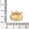 304 Stainless Steel Pendant Cabochon Settings STAS-B113-09G-06-3