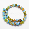 Natural Fire Crackle Agate Bead Strands G-K166-06F-12mm-09-2