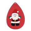 Christmas Theme Acrylic Pendants OACR-Q100-07A-1