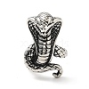 316 Stainless Steel Snake Finger Ring RJEW-C030-05C-AS-1