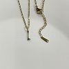 304 Stainless Steel Letter Pendant Necklaces NJEW-WH0027-04I-G-NR-1