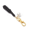 2Pcs 2 Colors Baseball Bat Seed Beaded Pendant Decoration HJEW-MZ00180-5