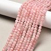 Natural Mashan Jade Round Beads Strands G-D263-4mm-XS22-1
