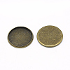 Iron Plain Edge Bezel Cups MAK-Q011-25AB-25mm-1