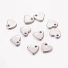 Tarnish Resistant 304 Stainless Steel Stamping Blank Tag Pendants STAS-Q112-2