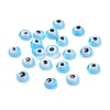 Handmade Lampwork Evil Eye Cabochons LAMP-E022-01C-1