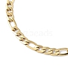 Ion Plating(IP) 304 Stainless Steel Figaro Chain Bracelets for Men Women BJEW-M293-08G-2