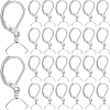 SOFPLATE 60Pcs 304 Stainless Steel Leverback Earring Findings STAS-SP0001-21P-1