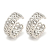 Brass Cuff Earrings for Women EJEW-C104-128P-1