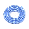 Electroplate Glass Beads Strands EGLA-A044-P2mm-B17-2