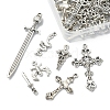 42Pcs 7 Style Gothic Themed Tibetan Style Alloy Pendants Sets TIBEP-FS0001-10-4