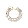 Bohemian Brass Teardrop Tassel Anklets for Women FS-WGD2946-02-2