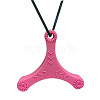 Dart Shape Food Grade Eco-Friendly Silicone Pendants PW-WGD6024-01-1