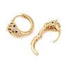 Brass Micro Pave Cubic Zirconia Hoop Earrings for Women EJEW-G402-03G-2