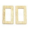 Eco-friendly Rack Plating Brass Linking Rings KK-M257-01G-1