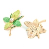 Saint Patrick's Day Theme Zinc Alloy Dangle Stud Earrings EJEW-Z030-01A-LG-2