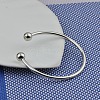 Brass European Style Bangle Making BJEW-WH0022-09P-4