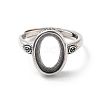 925 Sterling Silver Adjustable Ring Components STER-C011-10AS-3