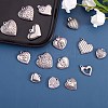 15Pcs 15 Style Stainless Steel Pendants STAS-SZ0001-60-5