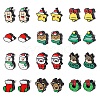 Christmas Theme Resin Stud Earrings EJEW-C170-01-2
