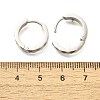 304 Stainless Steel Hoop Earrings for Women EJEW-C096-45P-3