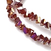 Electroplate Transparent Glass Beads Strands EGLA-P061-04C-AB03-2