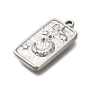 304 Stainless Steel Pendant Rhinestone Settings STAS-H225-05P-2