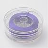 Japanese Eco-Friendly Dyed Flat Elastic Crystal String EW-F005-0.6mm-01-2