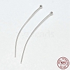 925 Sterling Silver Ball Head Pins STER-F018-03H-1