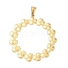 304 Stainless Steel Pendants STAS-F355-04G-1