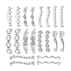 20Pcs 10 Styles Alloy & Crystal Rhinestone & Plastic Pearl Shoe Buckle Clips FIND-PH0024-68P-6