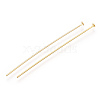 Brass Flat Head Pins KK-G331-11-0.7x51-4