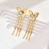 Fashionable Vintage Tassel Stud Earrings for Women OP9629-1-1