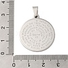 Non-Tarnish 304 Stainless Steel Pendants STAS-C103-31P-3