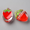 Transparent Enamel Acrylic Beads X-TACR-S155-003F-2