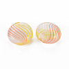 Transparent Handmade Blown Glass Globe Beads GLAA-T012-24-2