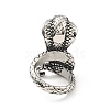 316 Stainless Steel Snake Finger Ring RJEW-C030-05F-AS-2